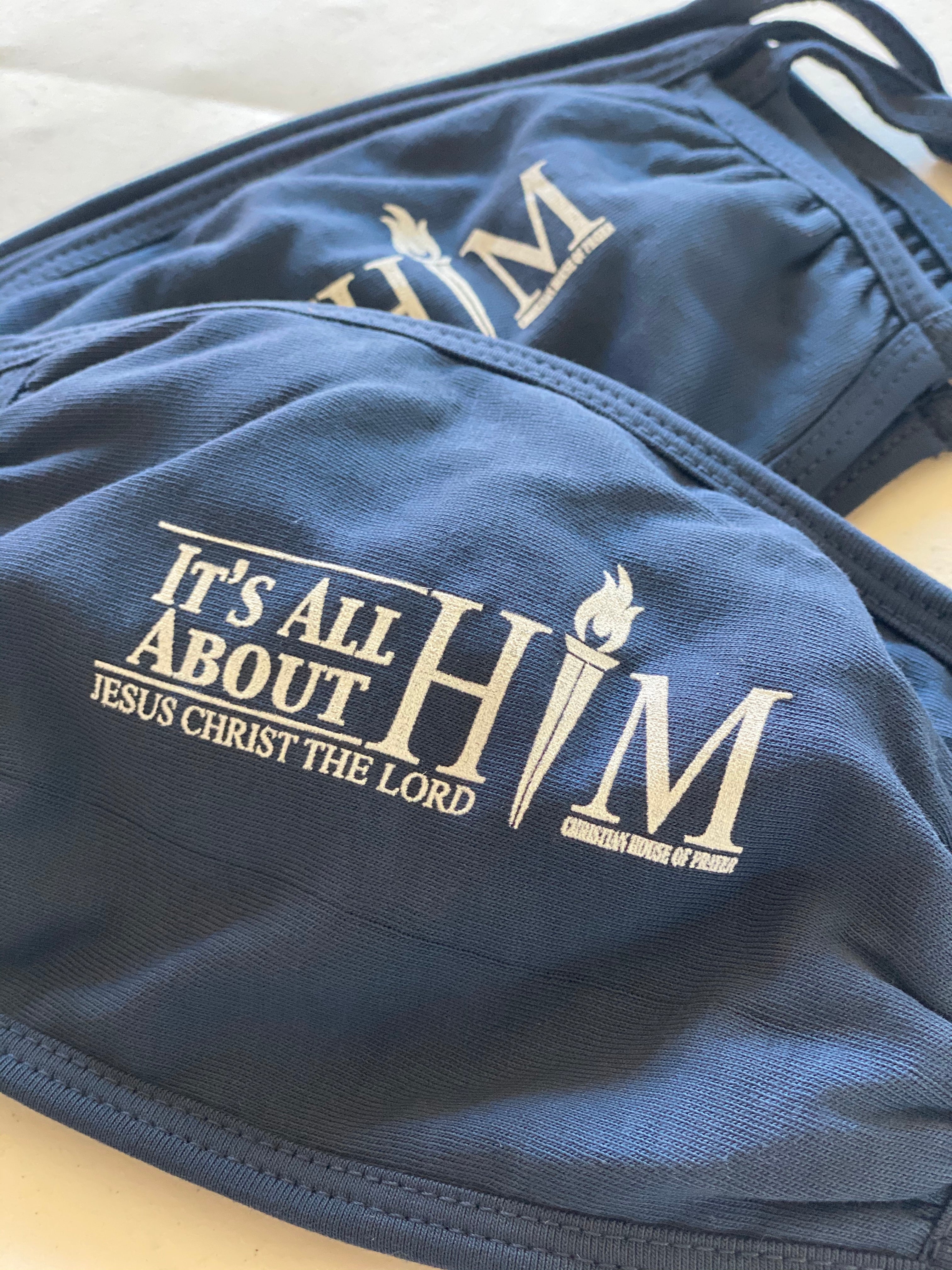 It's All About Him Printed Cloth Face Mask